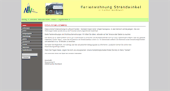 Desktop Screenshot of ferienwohnung-strandwinkel.de